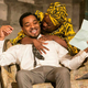 Chiwetel Ejiofor as Patrice Lumumba and Joan Iyiola as his wife in A Season in the Congo (Johan Persson)